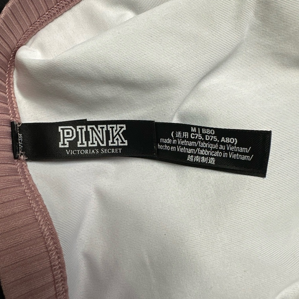 Victoria's Secret Pink Ribbed 2 piece bathing suit - Picture 4 of 9